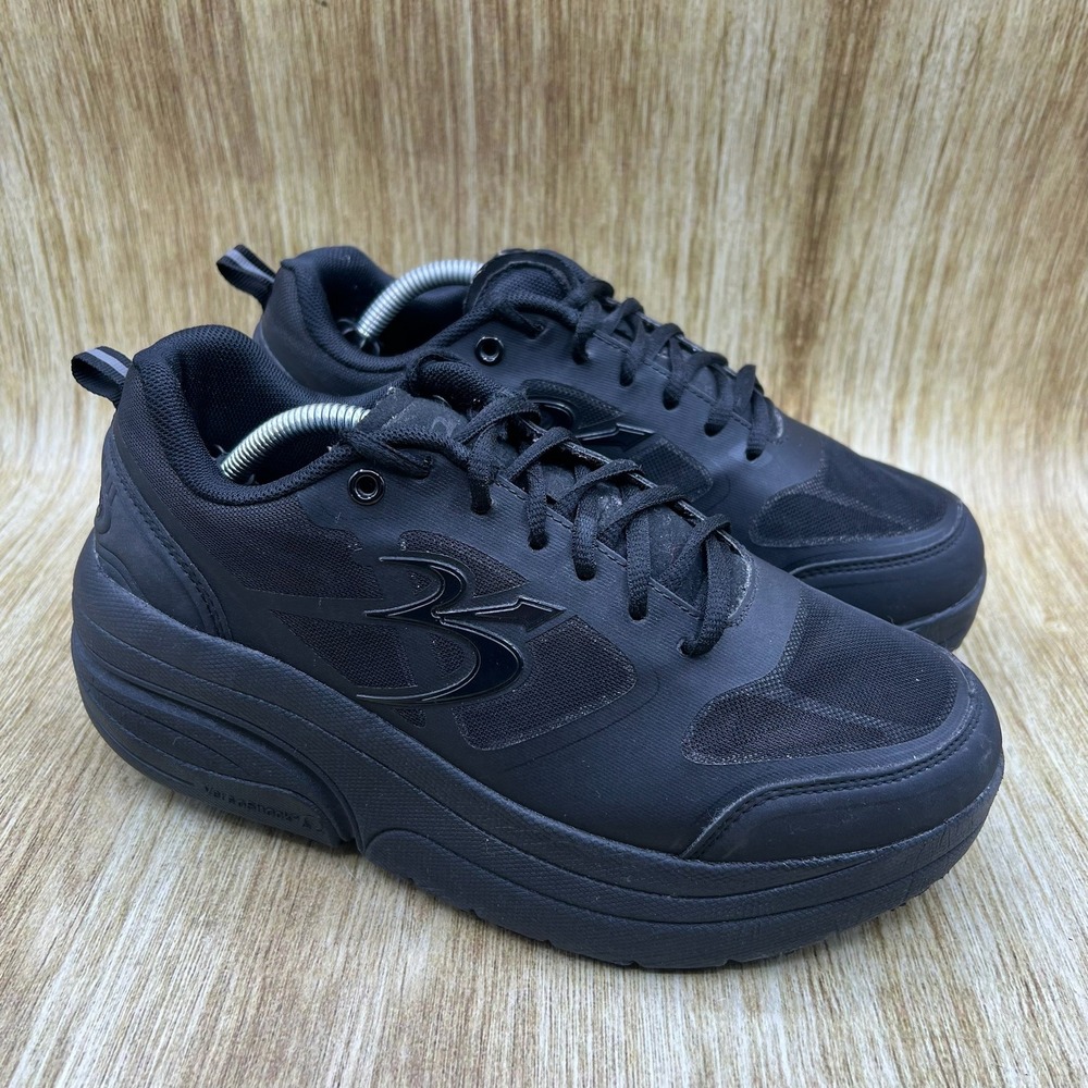 Gravity Defyer Ion Walking Shoes Women's 8 Black Extra Wide G-Defy TB9025FBB-XW